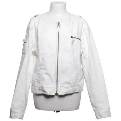 Jacka (Vit) från Flash Jeans Bomull, Elastan, Polyester