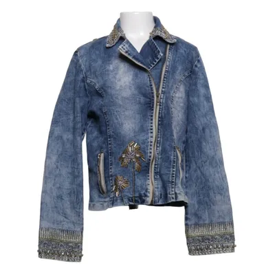 Denim jacket (Blue) from Piano Cotton, Elastane, Polyester