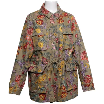 Safarijakke (Grøn, Flerfarvet) fra H&M+ Bomuld, Polyester