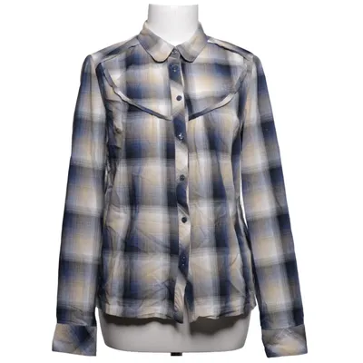 Flannel skjorte (Blå, Beige) fra Vero Moda Jeans Bomuld