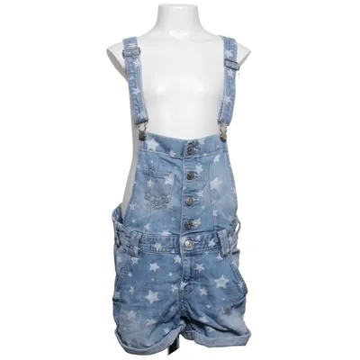 Hängselshorts (Blå, Vit) från &Denim by H&M Bomull, Elastan