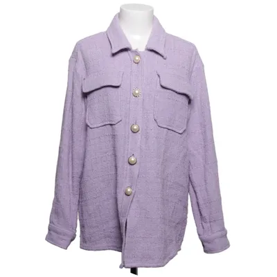 Overshirt (Purple) from Veronica Virta Acrylic, Cotton, Polyester