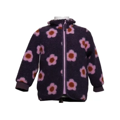Fleece jacket (Multicolored, Purple) from Lindex Kids Polyester