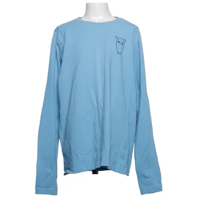 Lange mouwen shirt (Blauw) van Knowledge Cotton Apparel Organisch katoen