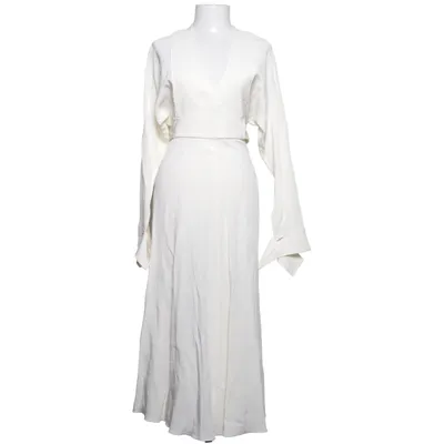 Omlottklänning (Vit) från Victoria Beckham Acetat, Viskos