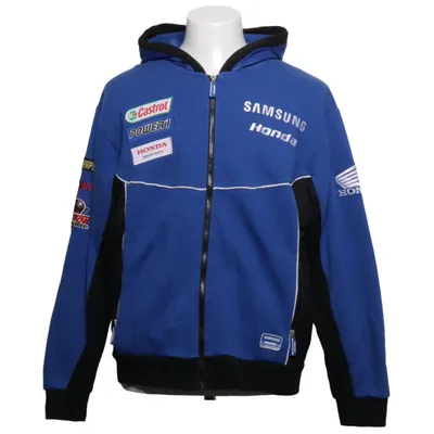 Huvtröja (Blå, Svart, Flerfärgad) från Honda Bomull, Polyester