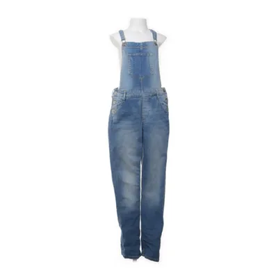 Hängselbyxor (Blå) från &Denim by H&M Bomull, Elastan