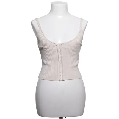 Crop top (Beige) från Zara Polyamid, Viskos