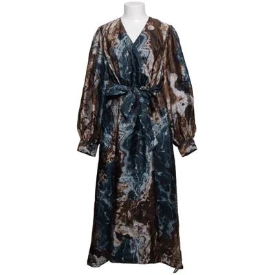 Omlottklänning (Blå, Brun, Flerfärgad) från Visual Clothing Project Polyester