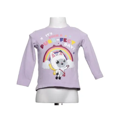 Långärmad t-shirt (Lila, Flerfärgad) från Dreamworks Bomull, Elastan
