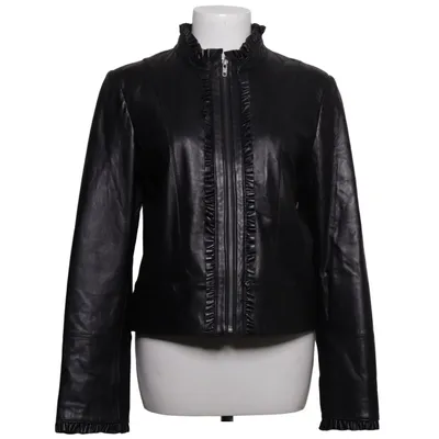 Leren jack (Zwart) van CKN of Scandinavia Leer, Polyester