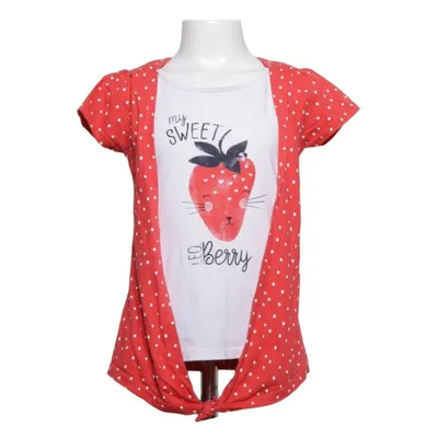 T-shirt (Rouge, Blanc) de Topolino Coton