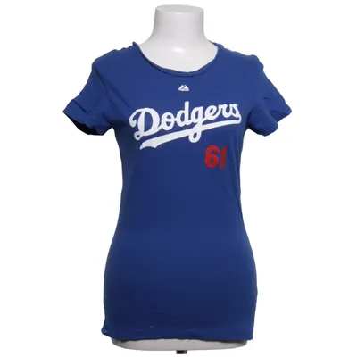 T-shirt (Blauw) van Majestic Katoen
