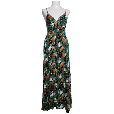 Maxi jurk (Zwart, Groen, Meerkleurig) van Fashion Viscose