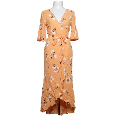 Robe portefeuille (Orange, Blanc, Noir) de Joelle Viscose