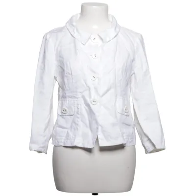 Blazer (Blanc) de Åhléns Acétate, Lin, Polyamide