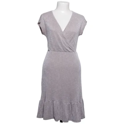 Wrap dress (Beige, White) from Caution To the Wind