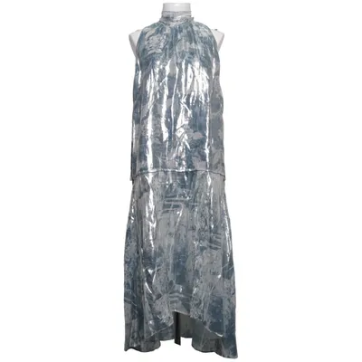 Dress (Gray, Silver) from H&M Conscious Collection Polyester, Lyocell, Silk
