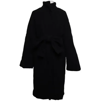 Manteau (Noir) de Ioanna Kourbela Polyamide, Laine