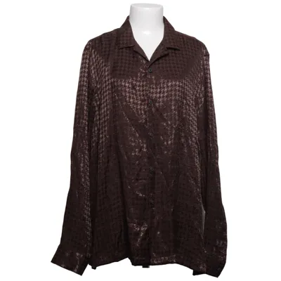 Shirt (Brown) from Topman Polyester, Viscose