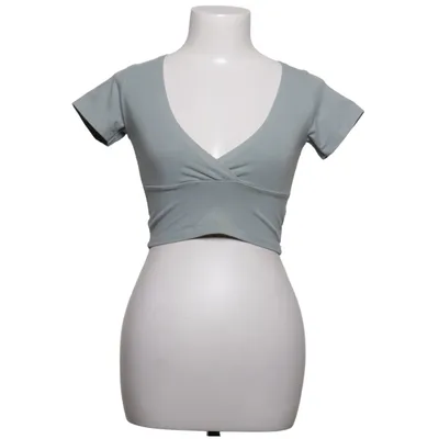 Crop top (Groen) van Brandy Melville Katoen, Elastaan