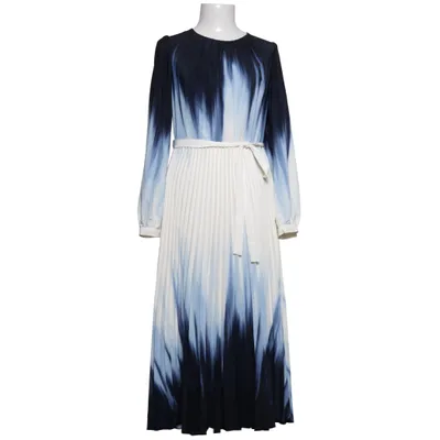 Jurk (Blauw, Wit, Meerkleurig) van Marks & Spencer Polyester