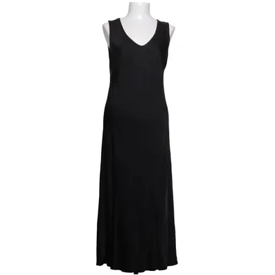Maxi jurk (Zwart) van V Milano Viscose