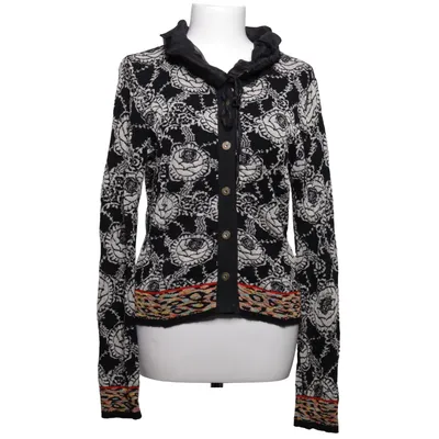 Cardigan (Zwart, Wit, Meerkleurig) van Eva & Claudi Elastaan, Polyester, Zijde, Viscose