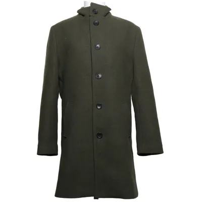 Coat (Green) from Bruun & Stengade Nylon, Polyester, Wool