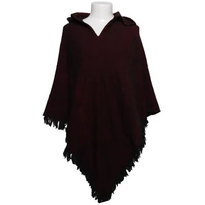 Poncho (Rood, Zwart) van Guru Shop Acryl