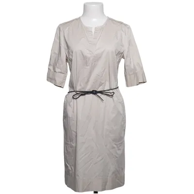 Dress (Beige) from Turnover Cotton, Elastane