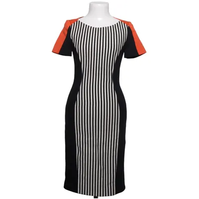 Robe (Noir, Blanc, Orange) de Karen Millen Acétate, Élasthane, Polyamide, Viscose