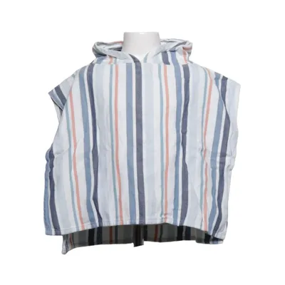 Poncho (Bleu, Blanc, Multicolore) de Grüner Knopf Coton biologique