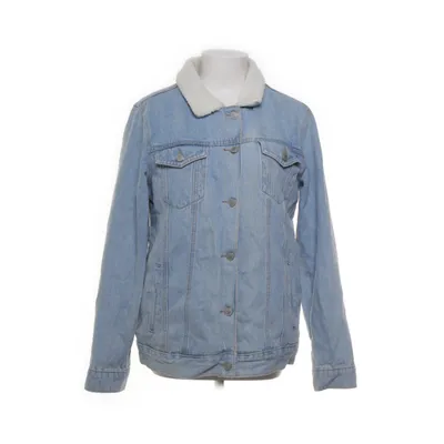 Foret Jeansjakke (Blå, Hvid) fra Glamorous Bomuld, Polyester
