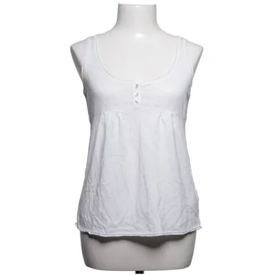 Tank Top (White) from Qiero Acrylic, Cotton