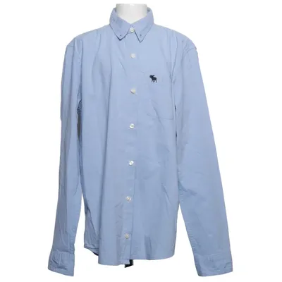 Overhemd (Blauw) van Abercrombie & Fitch Katoen, Elastaan