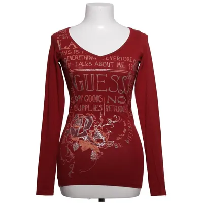Long sleeve T-shirt (Red) from Guess Cotton, Elastane