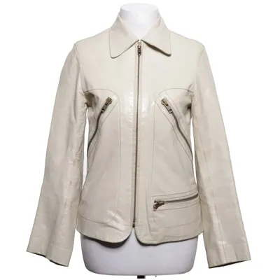 Läderjacka (Beige) från Filippa K Acetat, Skinn