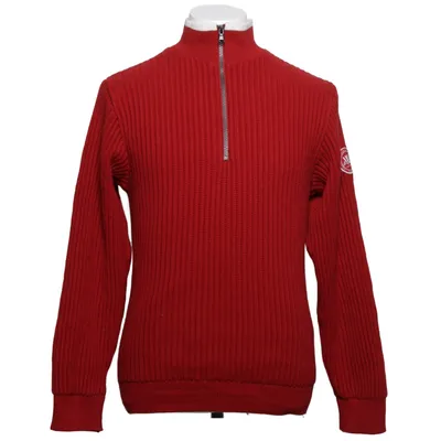 Strickpullover (Rot) von Holebrook Baumwolle, Elasthan, Polyester