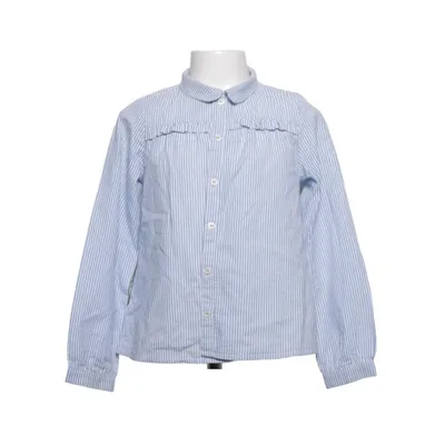 Shirt (Blue, White) from Okaïdi Cotton, Polyester