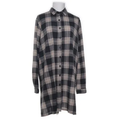 Skjortklänning (Svart, Grå, Vit) från Hängmatta Elastan, Polyester