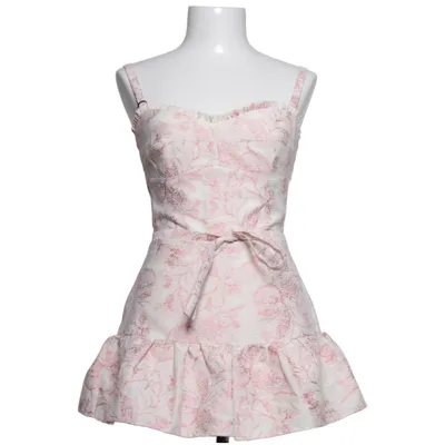 Jumpsuit (Weiß, Pink) von Amanda Uprichard Polyamid, Polyester