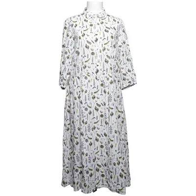 Jurk (Wit, Meerkleurig) van Finn Flare Katoen, Viscose