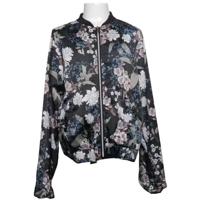 Bomberjacka (Svart, Flerfärgad) från Ü by KappAhl Elastan, Polyester
