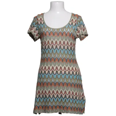 Klänning (Beige, Flerfärgad) från Lindri Bomull, Polyester