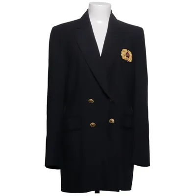 Blazer (Blå) fra Birgitta Elastan, Polyester, Uld
