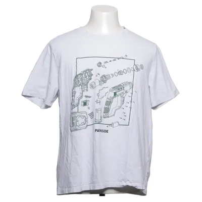T-shirt (Blanc, Vert) de Parkside Coton