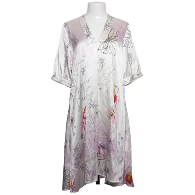 Robe (Blanc, Rose, Multicolore) de Grace Élasthane, Soie