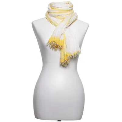 Shawl (Yellow, White) from TurQuoise
