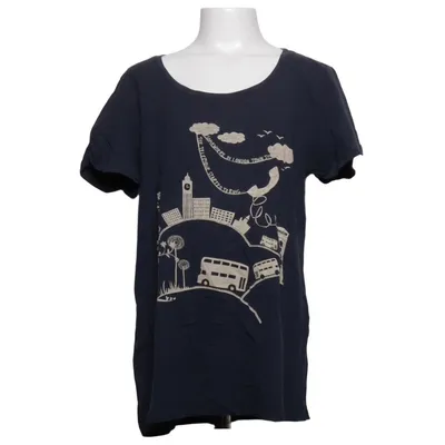 T-shirt (Blauw) van Johnnie B Katoen, Modal